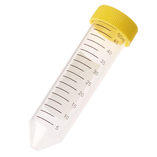 Celltreat Centrifuge Tube, Yellow Cap - Bag, Sterile, 50mL, PK500 230421Y - main